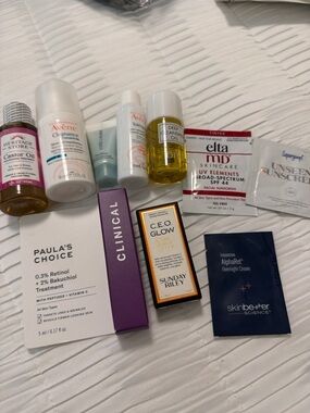 “Luxury Skincare Sample Bundle – Sunday Riley, Paula’s Choice, EltaMD, Avène NEW